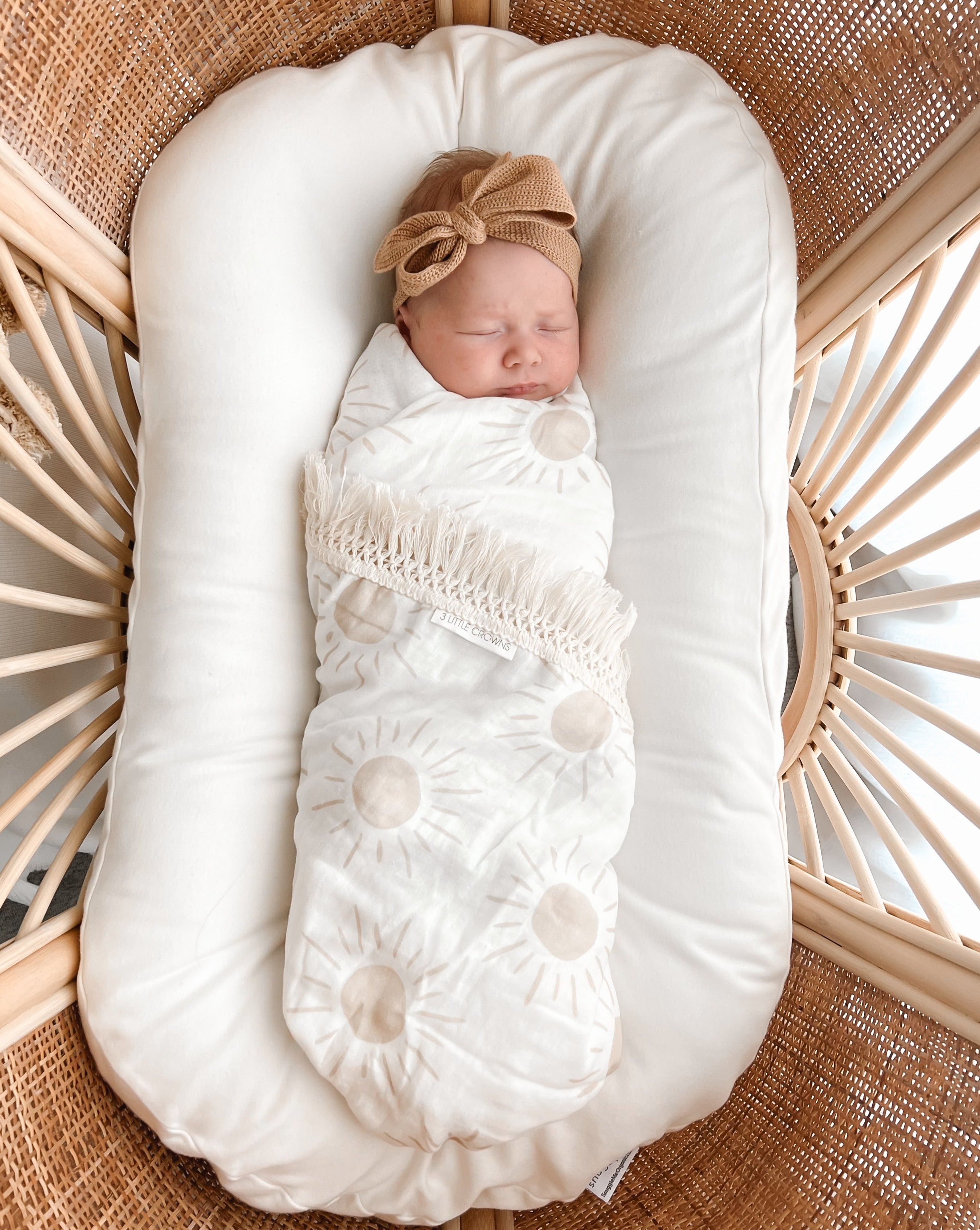 Textured Knit Topknot - Coco