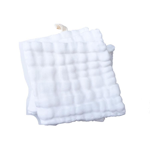 Organic Cotton Gauze Wash Burp Cloth Two Pack