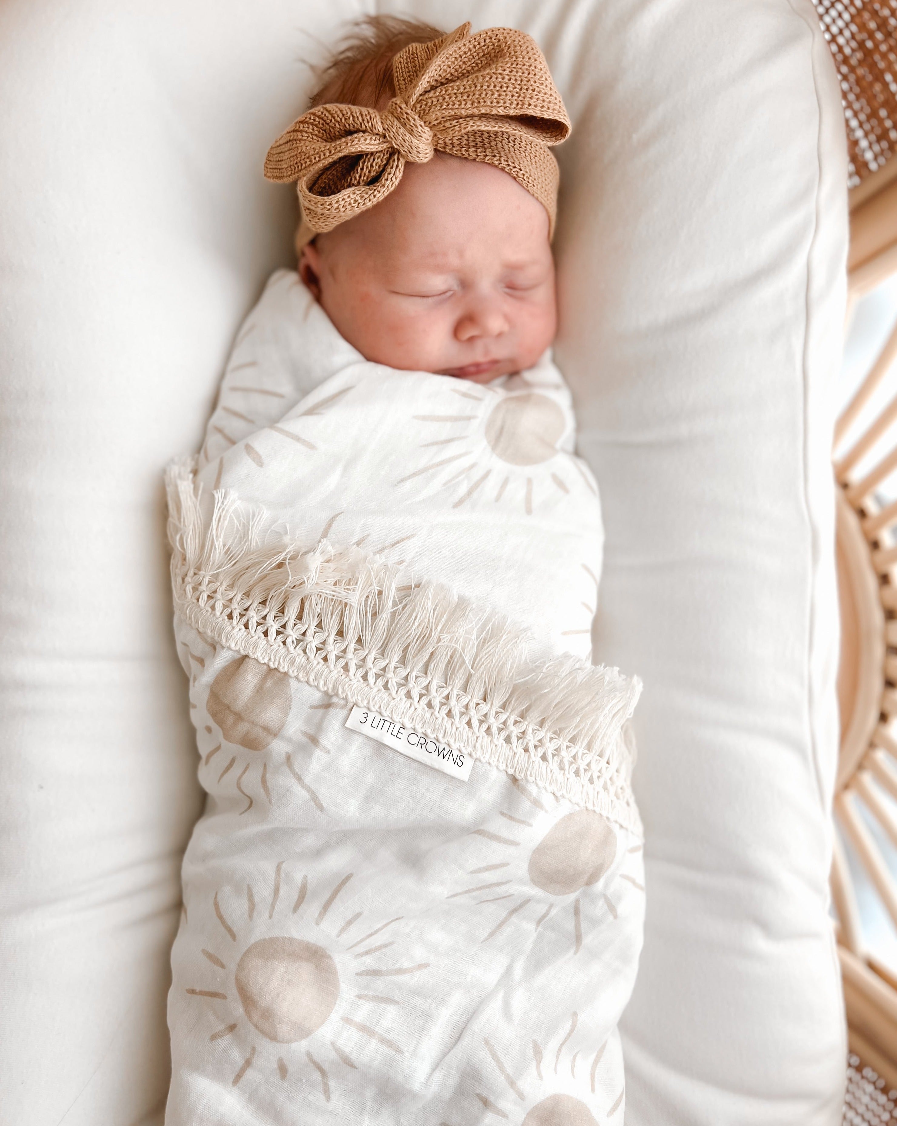 Cameron Fringe Blanket/Swaddle main image 1