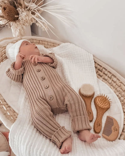 Wooden Baby Brush Set