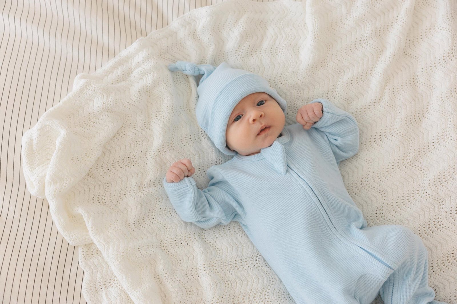 All In One & Knitted Beanie & Blanket - 3 Little Crowns