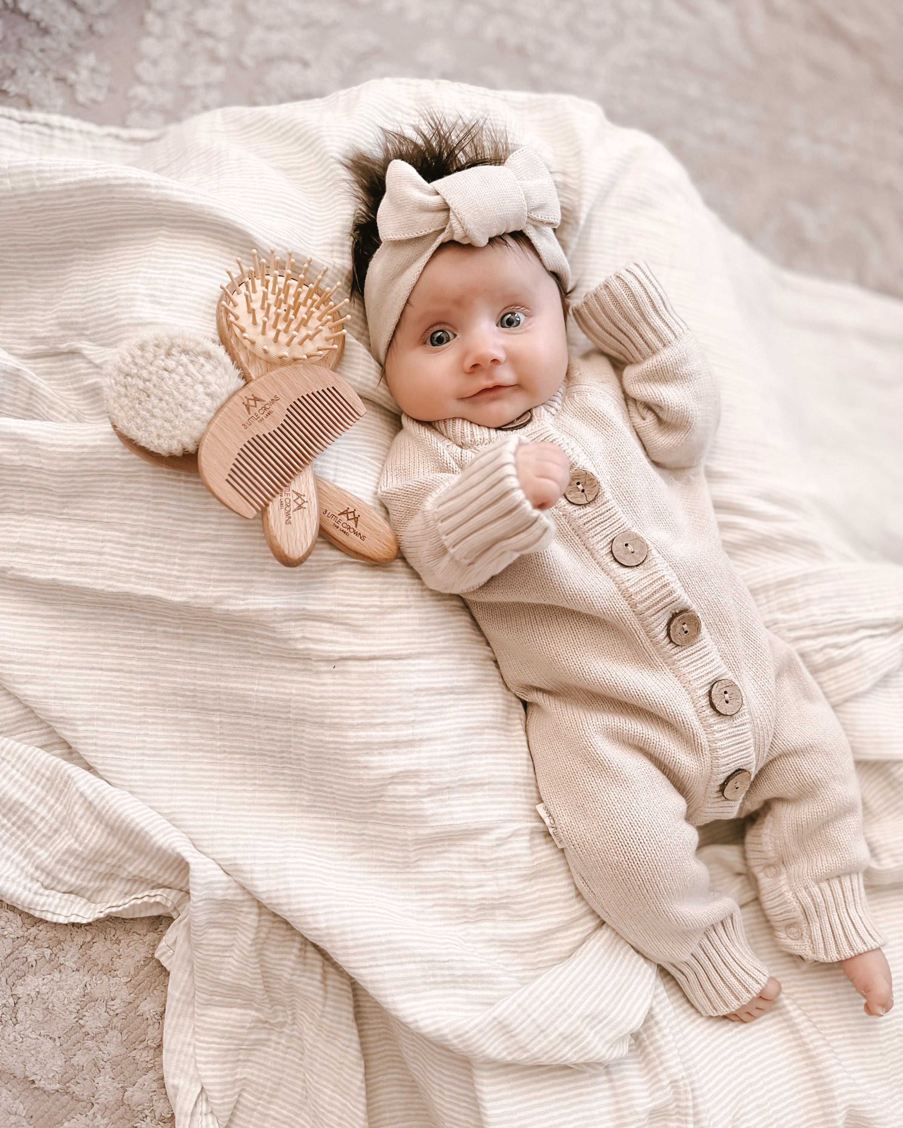 Wooden Baby Brush Set