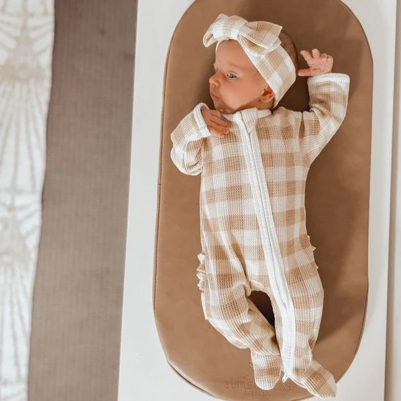 Change Pad & Basket Bundle - Tan & Nyla