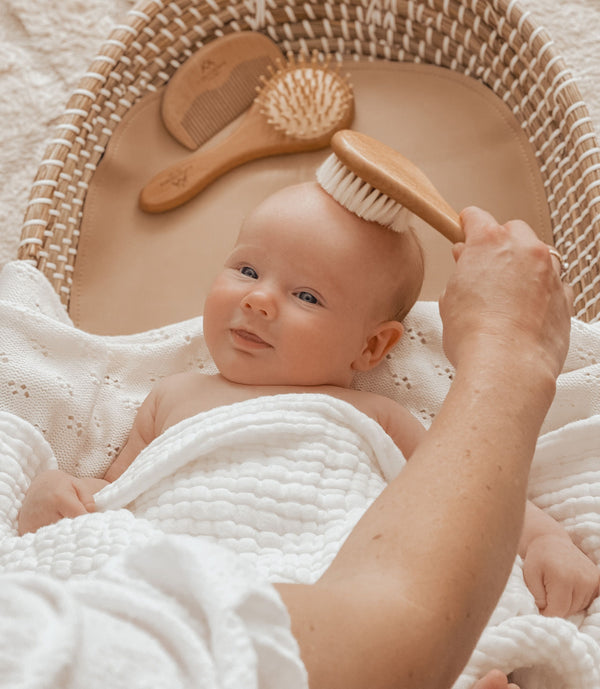 Wooden Baby Brush Set