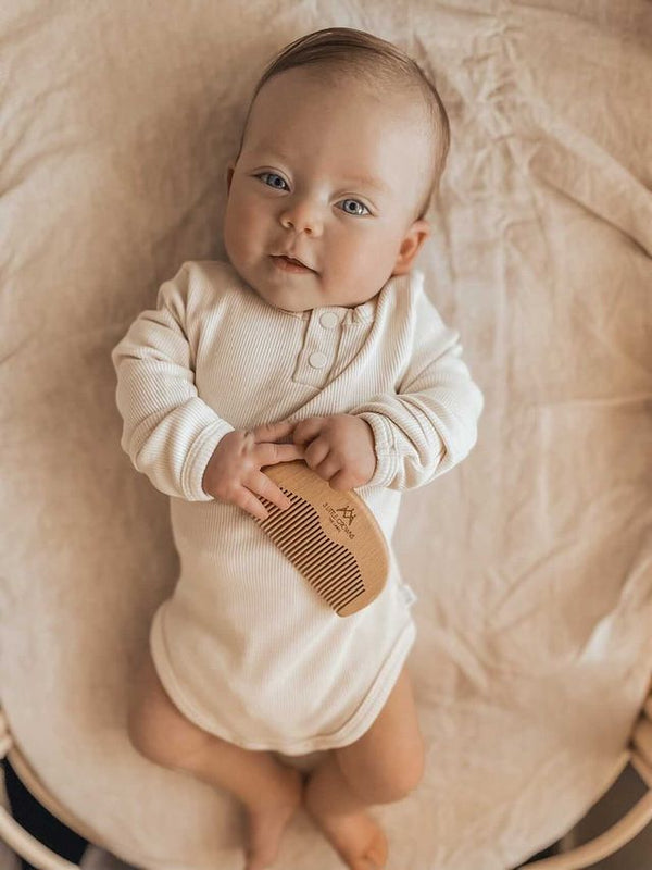 Wooden Baby Brush Set