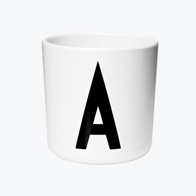 Design Letters Alphabet Melamine Cup A to Z 